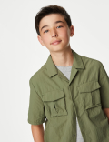 2pc Plain Shirt and T-Shirt Set