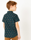 Cotton Santa Mini Me Shirt (3-16 Years)