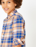 Cotton Checked Shirt (3-16 Years)