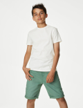 2pc Pure Cotton Shirt & T-Shirt Set (6-16 Yrs)