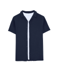 2pc Pure Cotton Shirt & T-Shirt Set (6-16 Yrs)
