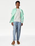 2pc Pure Cotton Shirt & T-Shirt Set (6-16 Yrs)