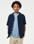 2pc Cotton Rich Shirt & T-Shirt Set (6-16 Yrs)