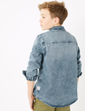 2 Piece Denim Shirt with T-Shirt (6-16 Yrs)