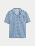 Pure Cotton Denim Shirt (6-16 Yrs)