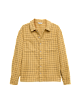 Pure Cotton Micro Check Shirt (6-16 Yrs)