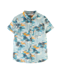 Pure Cotton Palm Tree Shirt (6-16 Years)