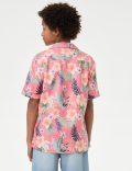2pc Pure Cotton Shirt & T-Shirt Set (6-16 Yrs)
