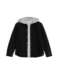 Denim Hooded Shacket (6-16 Yrs)