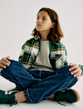 Pure Cotton Check Shirt (6-16 Yrs)