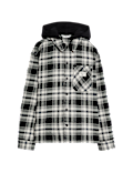 Cotton Rich Checked Hooded Shirt (6-16 Yrs)