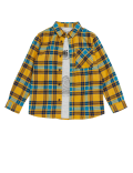 Cotton Checked Shirt with T-Shirt (6-14 Yrs)