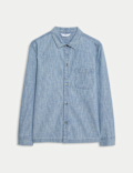 Pure Cotton Denim Shirt (6-16 Yrs)