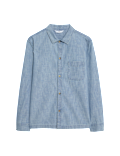 Pure Cotton Denim Shirt (6-16 Yrs)