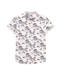 Pure Cotton Wave Print Shirt (6-16 Yrs)