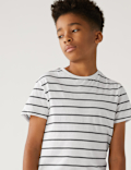 2pc Pure Cotton Denim Shirt with T-Shirt (6-16 Yrs)