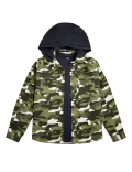 Pure Cotton Camouflage Hooded Shirt