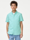 Pure Cotton Plain Shirt