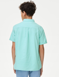 Pure Cotton Plain Shirt