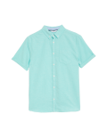 Pure Cotton Plain Shirt