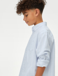 Pure Cotton Striped Oxford Shirt (6-16 Yrs)