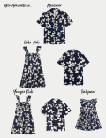 Linen Rich Floral Mini Me Shirt (6-16 Yrs)