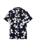 Linen Rich Floral Mini Me Shirt (6-16 Yrs)