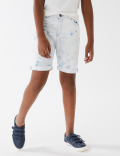 Denim Tie Dye Shorts (6-16 Yrs)