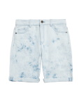 Denim Tie Dye Shorts (6-16 Yrs)