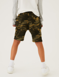 Cotton Rich Camouflage Shorts (6-16 Yrs)