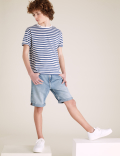Denim Plain Shorts (6-16 Yrs)