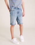 Denim Plain Shorts (6-16 Yrs)