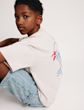 Pure Cotton Graphic T-Shirt (6-16 Yrs)