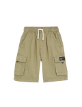 Pure Cotton Cargo Shorts