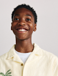 Pure Cotton Textured Shirt (6-16 Yrs)