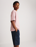 Pure Cotton Cargo Shorts (6-16 Yrs)