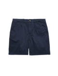 Cotton Rich Pleated Chino Shorts (6-16 Yrs)