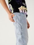 Relaxed Pure Cotton Jeans