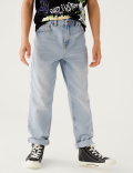 Relaxed Pure Cotton Jeans