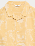 Pure Cotton Printed Shirt (6-16 Yrs)