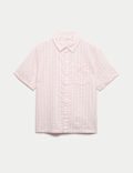 Cotton Rich Striped Shirt (6-16 Yrs)