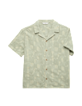 Pure Cotton Textured Shirt (6-16 Yrs)