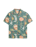 Pure Cotton Bali Print Shirt (6-16 Yrs)