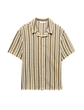 Cotton Rich Textured Striped Shirt (6-16 Yrs)