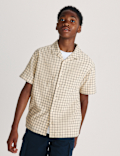 Cotton Rich Micro Check Shirt (6-16 Yrs)