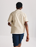Cotton Rich Micro Check Shirt (6-16 Yrs)