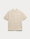 Cotton Rich Micro Check Shirt (6-16 Yrs)