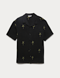 Pure Cotton Palm Tree Patterned Shirt (6-16 Yrs)