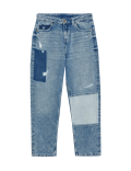 Pure Cotton Solid Regular Fit Jeans