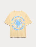 Pure Cotton Graphic Sun T-Shirt (6-16 Yrs)